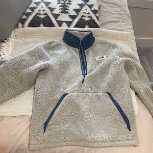 Fuzzy North Face pullover